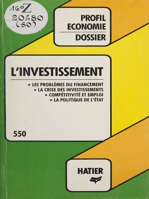 cover image of L'Investissement